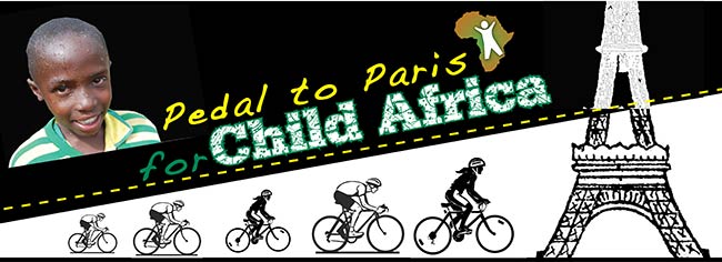 Pedal to Paris for Child Africa